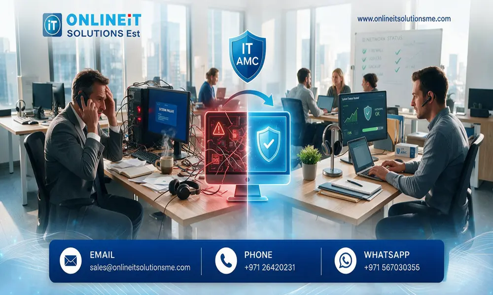 Why Are Abu Dhabi Businesses Switching to IT AMC Services for Reliable IT Support?